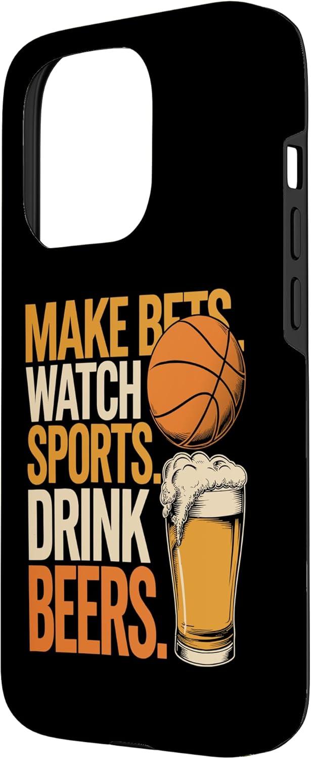 image:imageFaites des paris Regardez des boissons sportives Boire des bires Amusantes Paris Boire Coque pour iPhone XS MaxiPhone 15 Pro