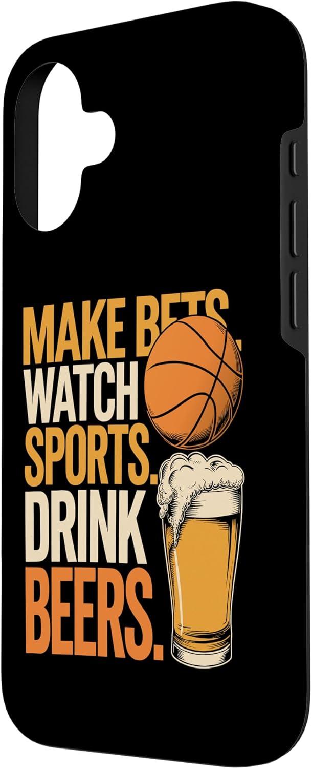 image:imageFaites des paris Regardez des boissons sportives Boire des bires Amusantes Paris Boire Coque pour iPhone XS MaxiPhone 16