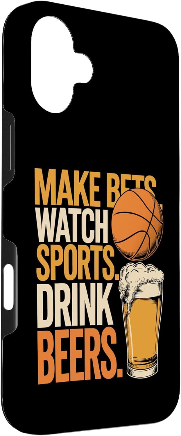 image:imageFaites des paris Regardez des boissons sportives Boire des bires Amusantes Paris Boire Coque pour iPhone XS MaxiPhone 16 Plus