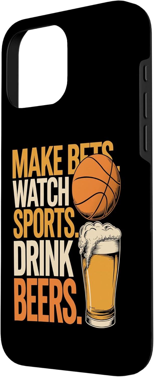 image:imageFaites des paris Regardez des boissons sportives Boire des bires Amusantes Paris Boire Coque pour iPhone XS MaxiPhone 16 Pro Max