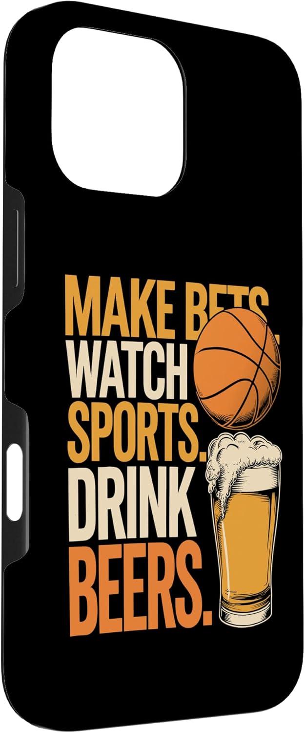 image:imageFaites des paris Regardez des boissons sportives Boire des bires Amusantes Paris Boire Coque pour iPhone XS MaxiPhone 16 Pro Max