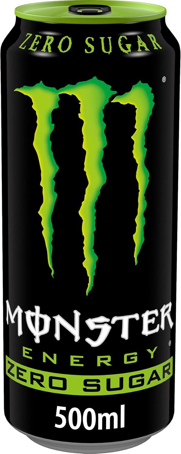 image:imageMonster Monster Green Zero Boisson nergtique au got exceptionnel avec mlange nergtique et 180 mg de cafine sans sucre 24 botes de 500 ml
