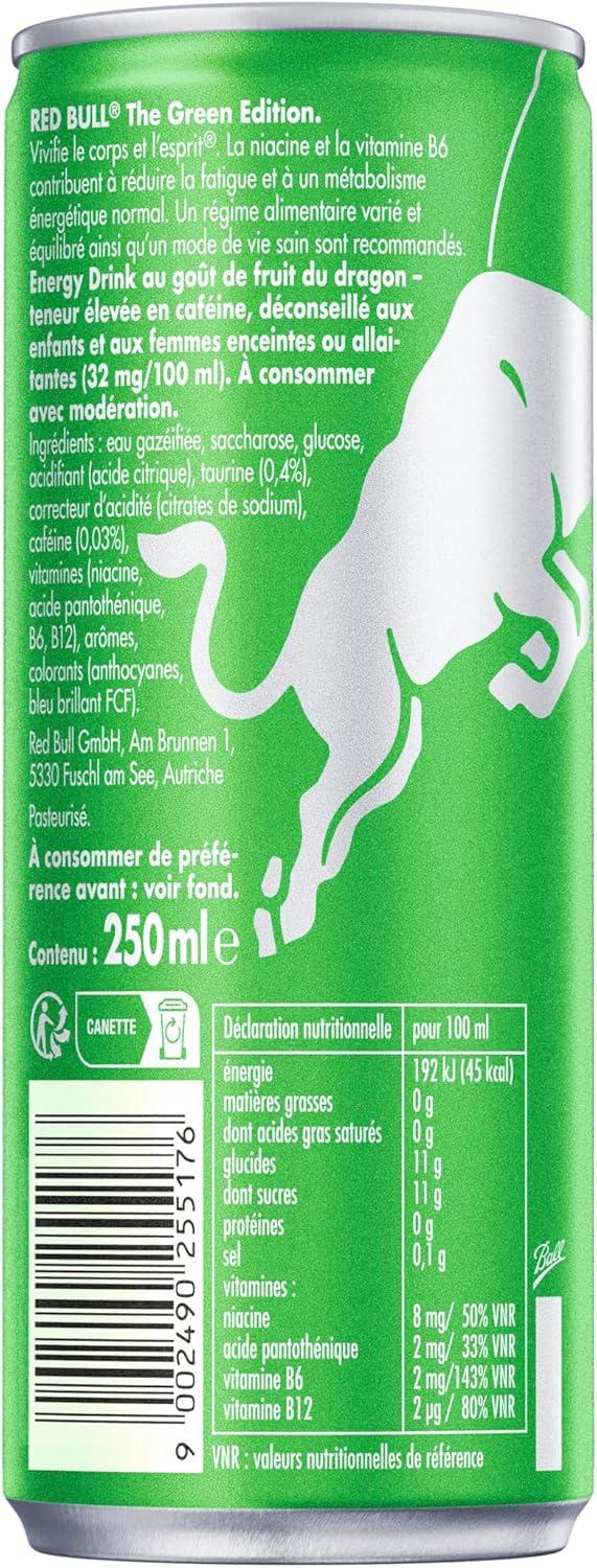image:imageRed Bull Boisson nergisante got CocoAa 250ml lot de 24 canettesFruit du dragon