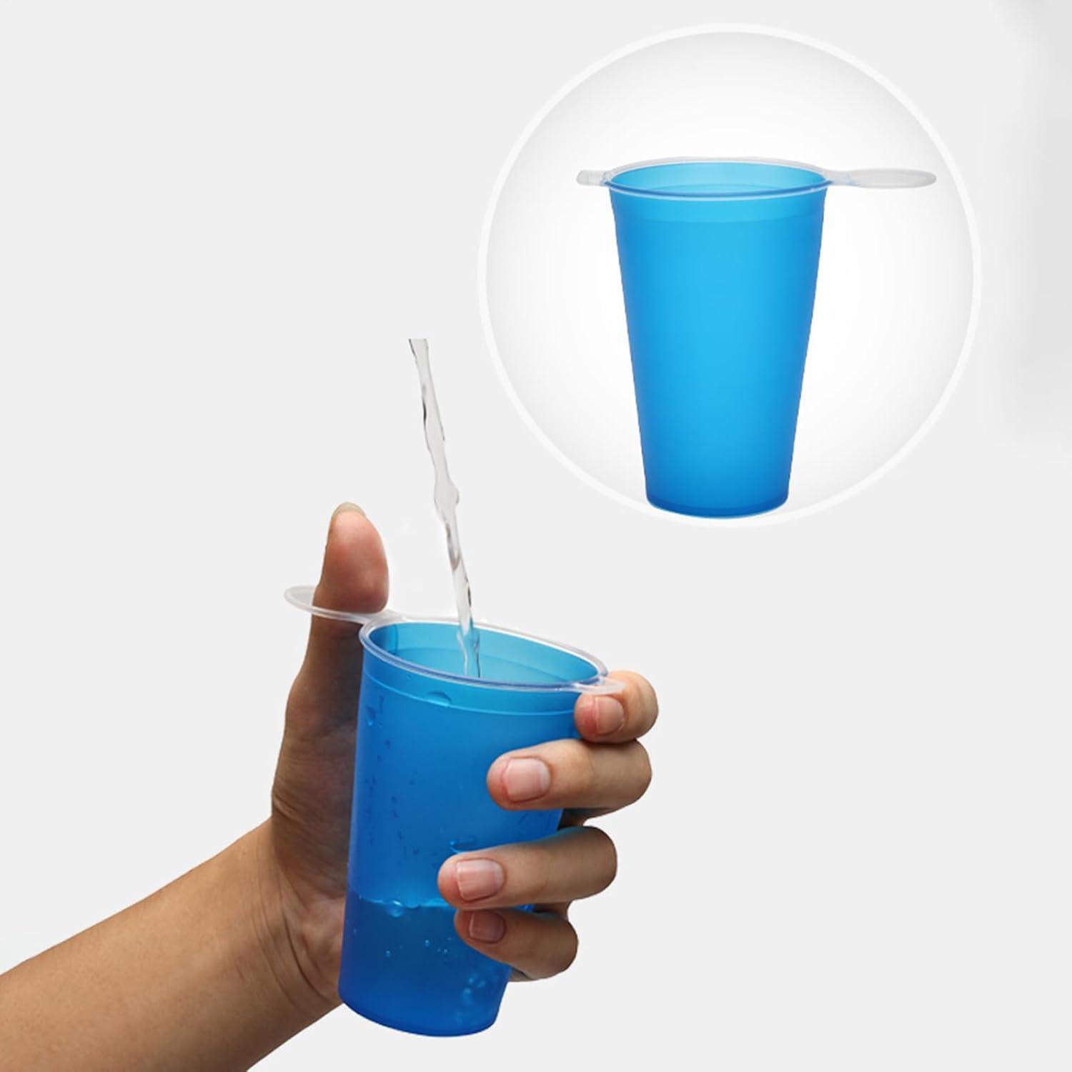 image:imageRutilisables Gourde dEau Sportive 85 Oz Tasse Boisson Pliable pour Hommes Femmes Jeunes Athltes Fitness Salle de Sport cole PiqueNique Extrieur Rassemblement Familial Fte