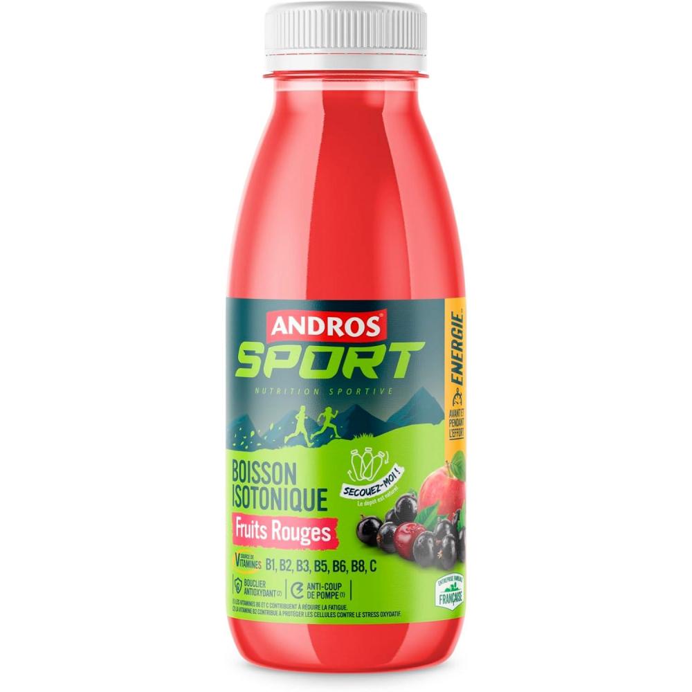 image:imageANDROS Boisson Isotonique Fruits Rouges 50cl500 ml Lot de 1