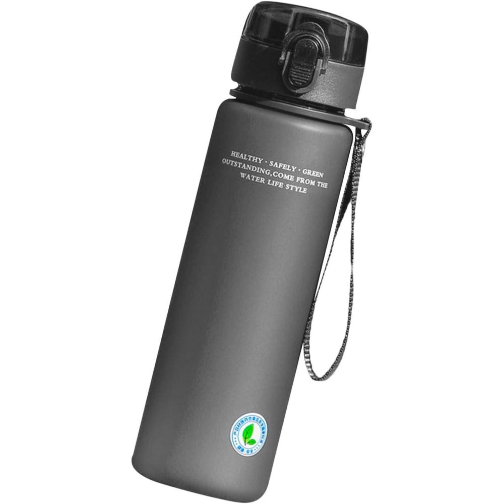 image:imageBouteille deau sportive pour les bouteille deau sportive Bouteille deau de voyage de grande capacit 800 ml avec filtreConteneurs de boissons pour le sport et le plein air les femmes lesGris
