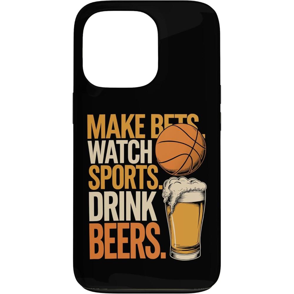 image:imageFaites des paris Regardez des boissons sportives Boire des bires Amusantes Paris Boire Coque pour iPhone XS MaxiPhone 13 Pro