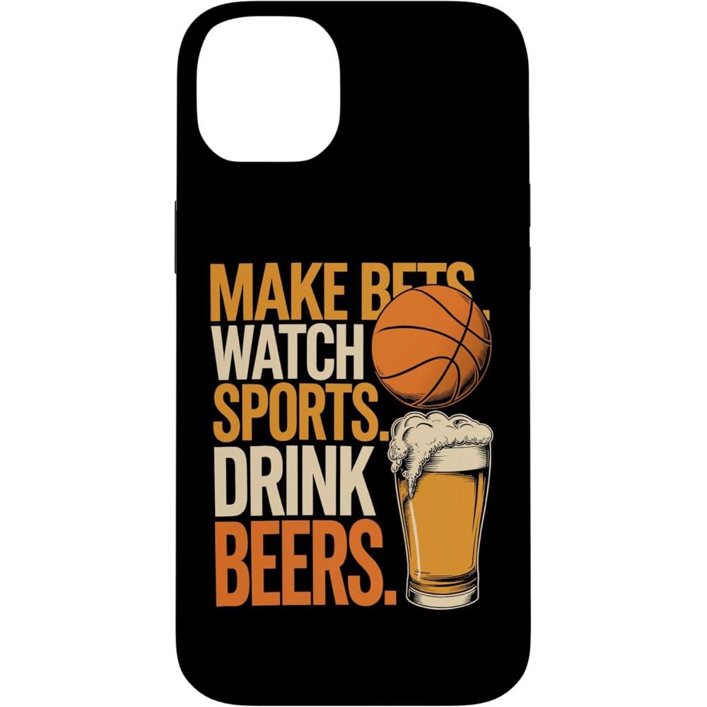 image:imageFaites des paris Regardez des boissons sportives Boire des bires Amusantes Paris Boire Coque pour iPhone XS MaxiPhone 14 Plus