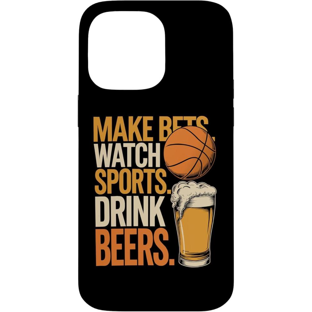 image:imageFaites des paris Regardez des boissons sportives Boire des bires Amusantes Paris Boire Coque pour iPhone XS MaxiPhone 14 Pro Max