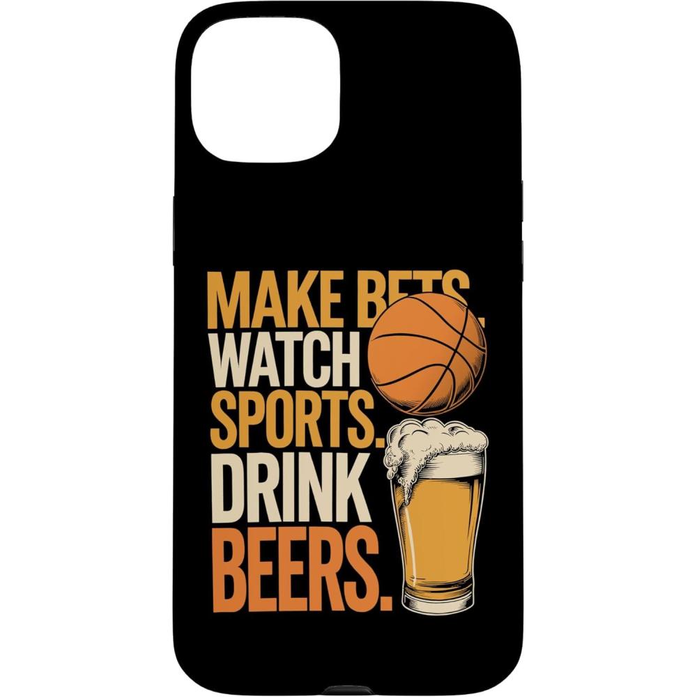 image:imageFaites des paris Regardez des boissons sportives Boire des bires Amusantes Paris Boire Coque pour iPhone XS MaxiPhone 15 Plus