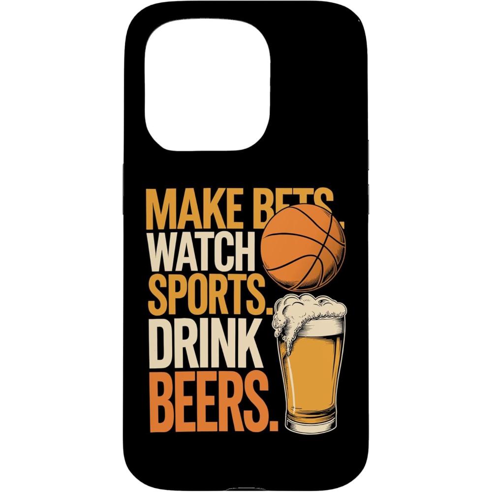 image:imageFaites des paris Regardez des boissons sportives Boire des bires Amusantes Paris Boire Coque pour iPhone XS MaxiPhone 15 Pro