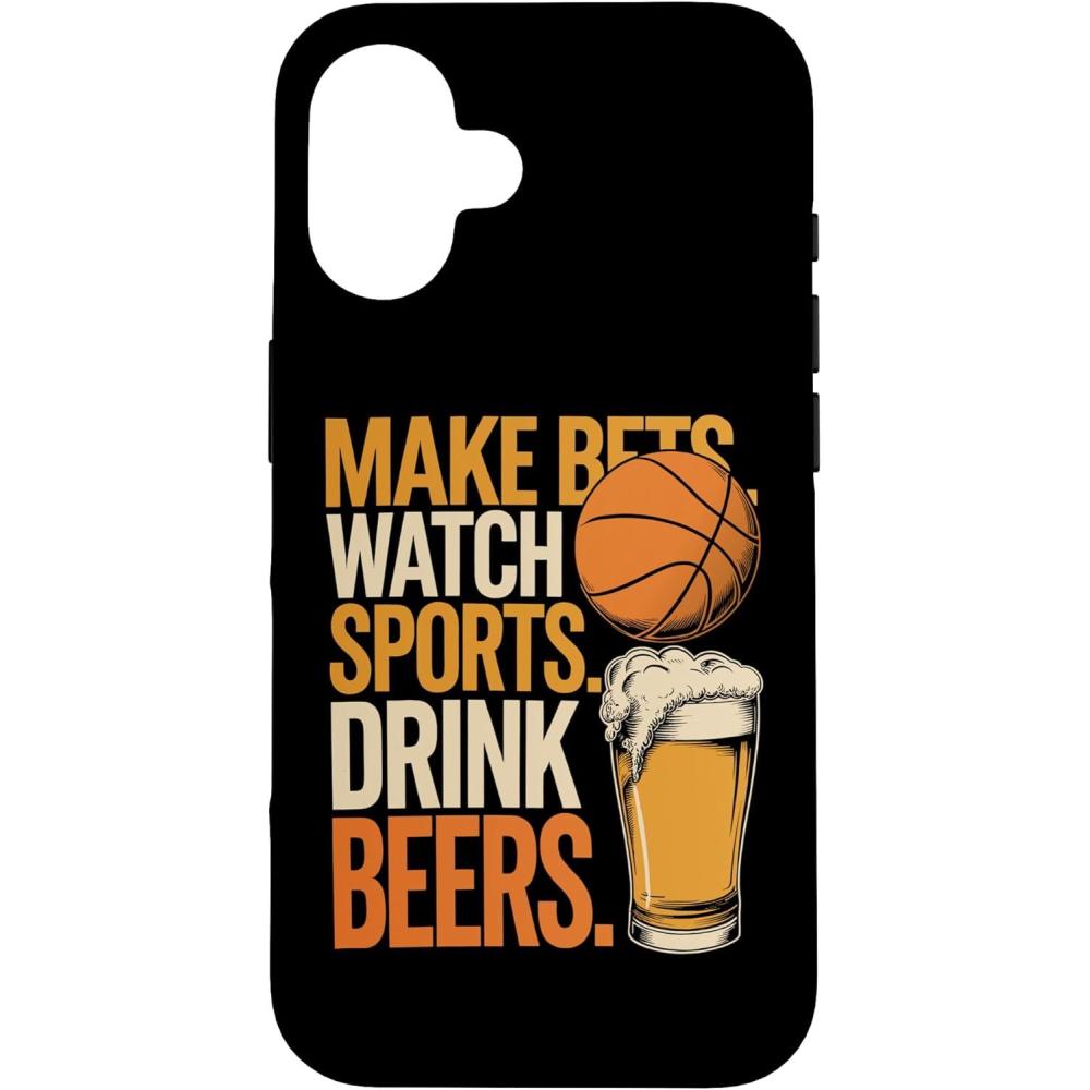 image:imageFaites des paris Regardez des boissons sportives Boire des bires Amusantes Paris Boire Coque pour iPhone XS MaxiPhone 16