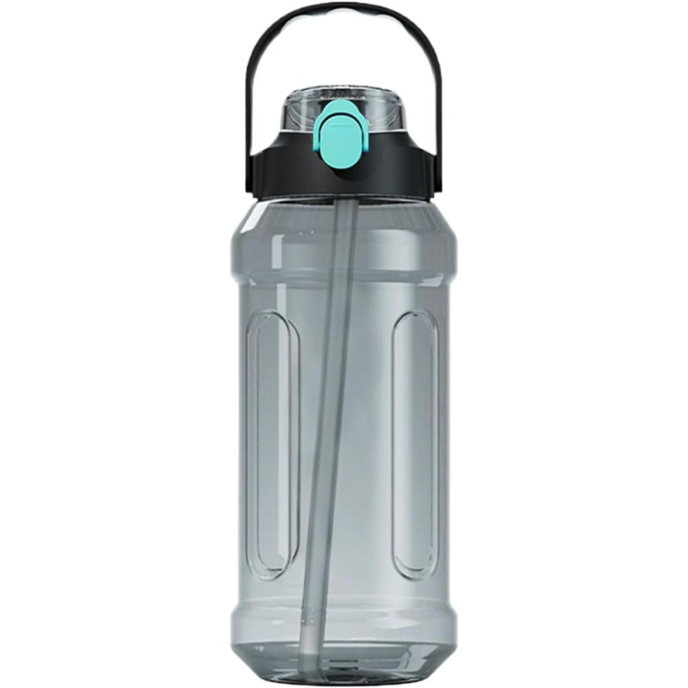 image:imageGnrique Bouteille deau bouteille deau de voyage Double buvant du bec tublage Bouteille deau double boisson transparente fuite scelle pour la randonne sportiveBleu Noir