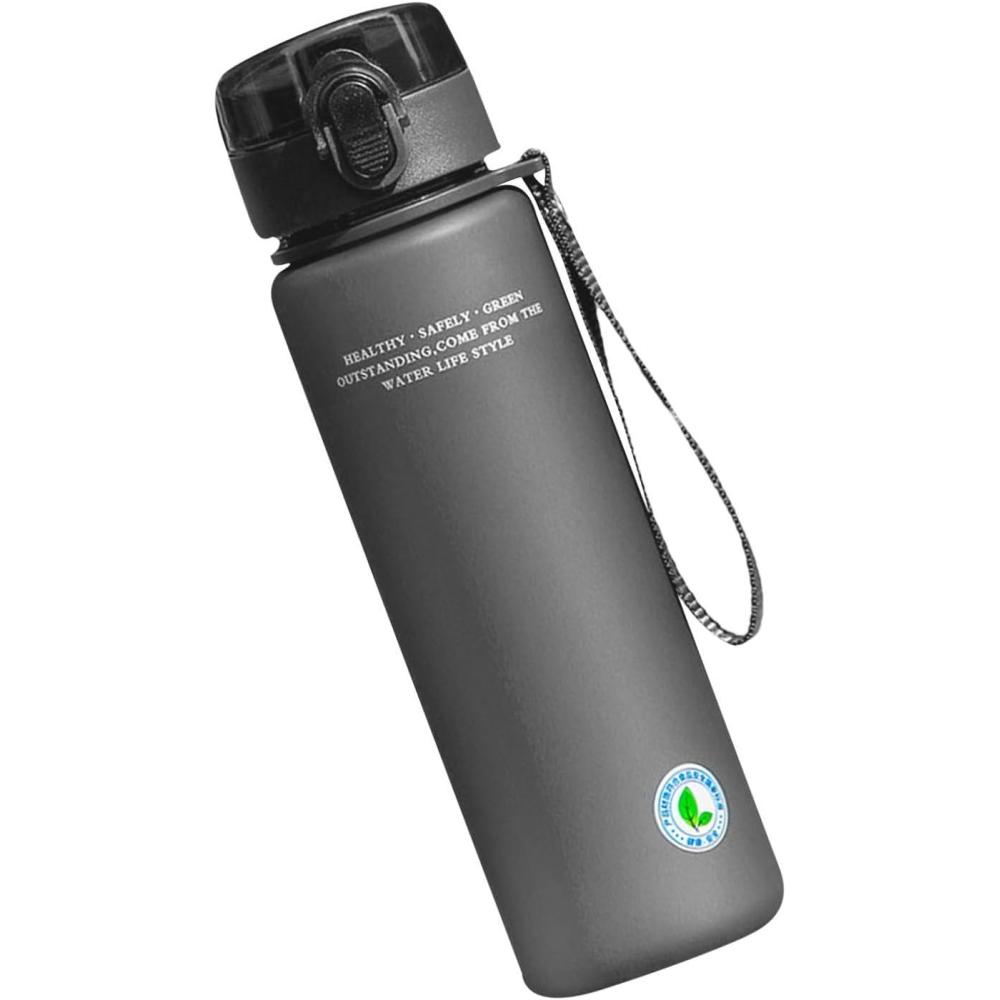 image:imageGnrique Bouteille deau sportive bouteille deau vlo Bouteille deau filtrante de la fuite de grande capacit 800 ml Conteneurs de boissons antichute pour le vlo les sports les voyagesGris