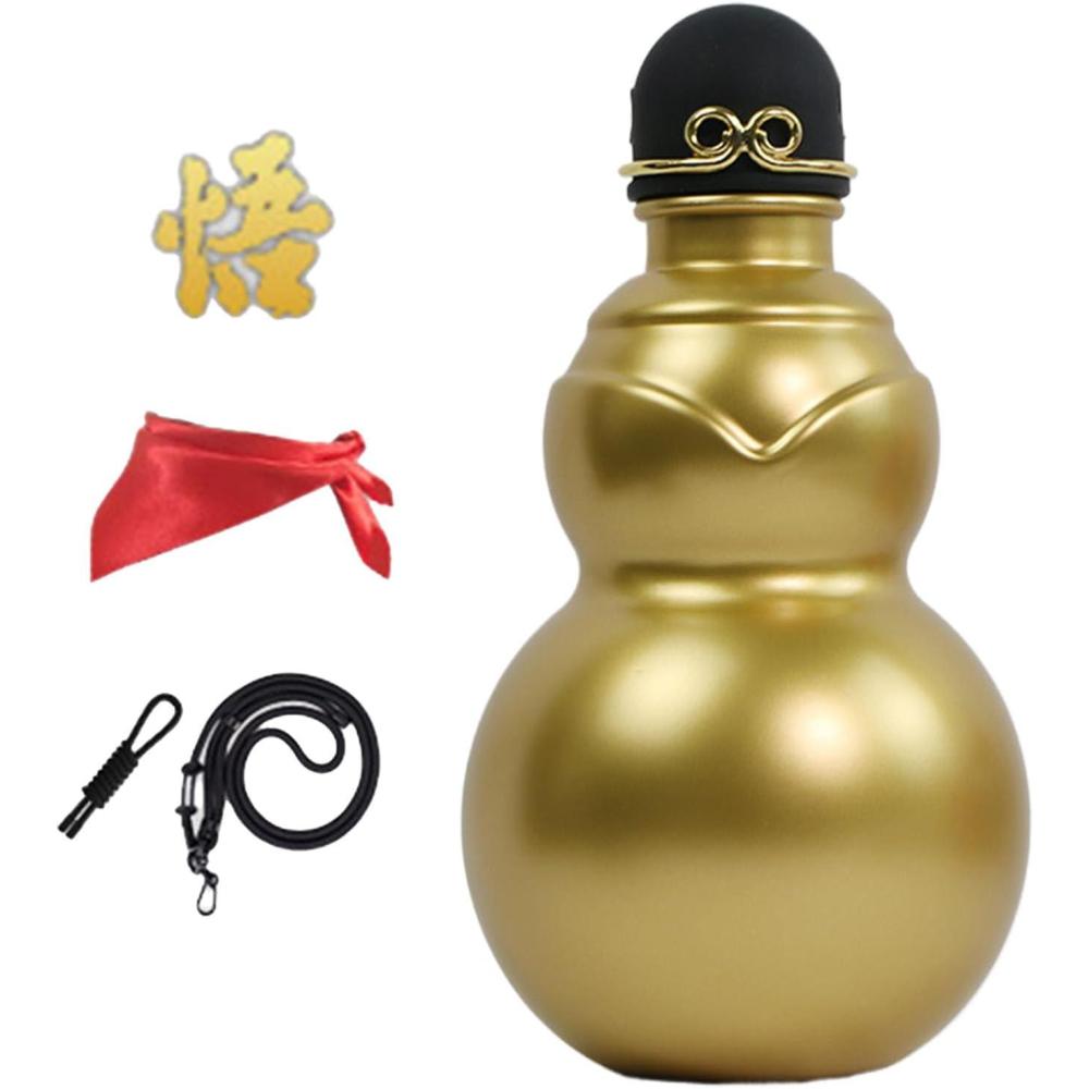 image:imageGourde Boire 900ml Conteneur de Boisson Chinois Bouteille Deau Sportive Pour Les Amateurs De Plein Air Les tudiants La Randonne Le Camping Les Cours De Yoga Les Pique NiquesOr