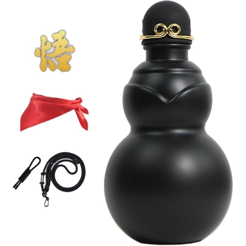 image:imageGourde  Boire  900ml Conteneur de Boisson Chinois  Bouteille Deau Sportive  Pour Les Amateurs De Plein Air Les tudiants La Randonne Le Camping Les Cours De Yoga Les Pique NiquesNoir