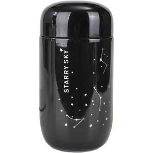 Bouteille Isotherme | Gourde Sportive Œuf Étoilé 500 ml | Bouteille Vacuum Double Paroi Portable pour Boissons Chaudes et Froides – Sport Randonnée Camping Voyage Extérieur(Noir)