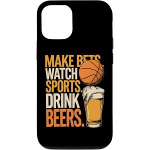 Faites des paris Regardez des boissons sportives Boire des bières Amusantes Paris Boire Coque pour iPhone XS Max(iPhone 12/12 Pro)