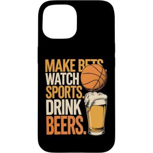 Faites des paris Regardez des boissons sportives Boire des bières Amusantes Paris Boire Coque pour iPhone XS Max(iPhone 15)