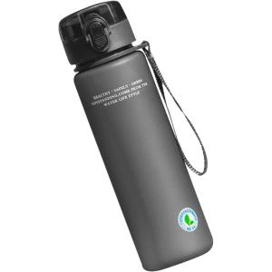 Générique Bouteille d&rsquo;eau sportive, bouteille d&rsquo;eau à vélo | Bouteille d&rsquo;eau filtrante de la fuite de grande capacité 800 ml – Conteneurs de boissons anti-chute pour le vélo, les sports, les voyages(Gris)