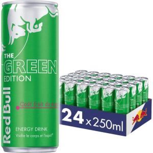 Red Bull, Boisson énergisante, goût Coco-Açaï 250ml (lot de 24 canettes)(Fruit du dragon)