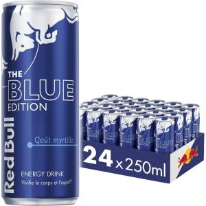 Red Bull, Boisson énergisante, goût Coco-Açaï 250ml (lot de 24 canettes)(Myrtille)