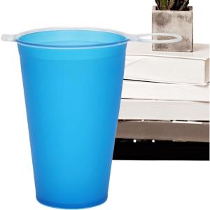 Réutilisables, Gourde d&rsquo;Eau Sportive 8,5 Oz, Tasse à Boisson Pliable pour Hommes Femmes Jeunes Athlètes Fitness Salle de Sport École Pique-Nique Extérieur Rassemblement Familial Fête