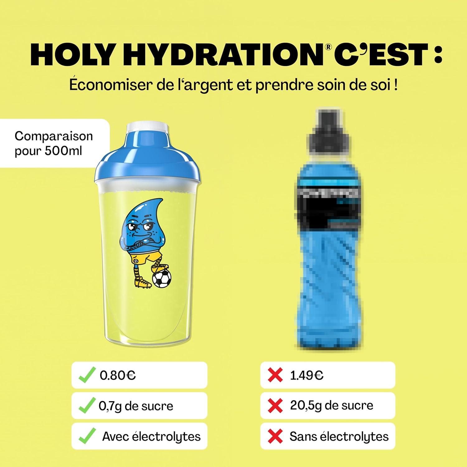 image:imageHOLY Hydration Coconut 50 portions dlectrolytes et minraux prcieux Boisson hydratante Vgtalien avec armes de fruits 100 naturels 350 gPear