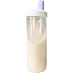 Bouteille d&rsquo;eau De Capacité Tasse Transparence avec Un Couvercle pour Une Boisson À L&rsquo;office Gymnase Extérieur Utilise Une Bouteille Boisson Sportive Élevée(N)