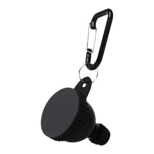 Entonnoir pour poudre de protéines – Récipient pour boissons électrolytiques, 50 ml, mini boîte à poudre avec mousqueton pour adultes, voyage, gym, travail