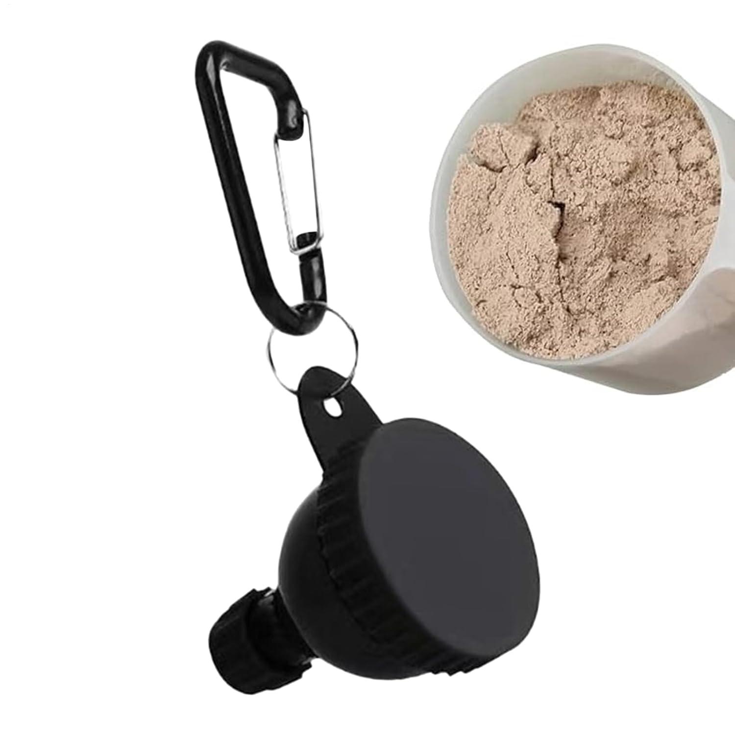 image:imageEntonnoir de supplment Rcipient pour boissons lectrolytiques 50 ml mini bote poudre avec pour adultes voyage gym travail