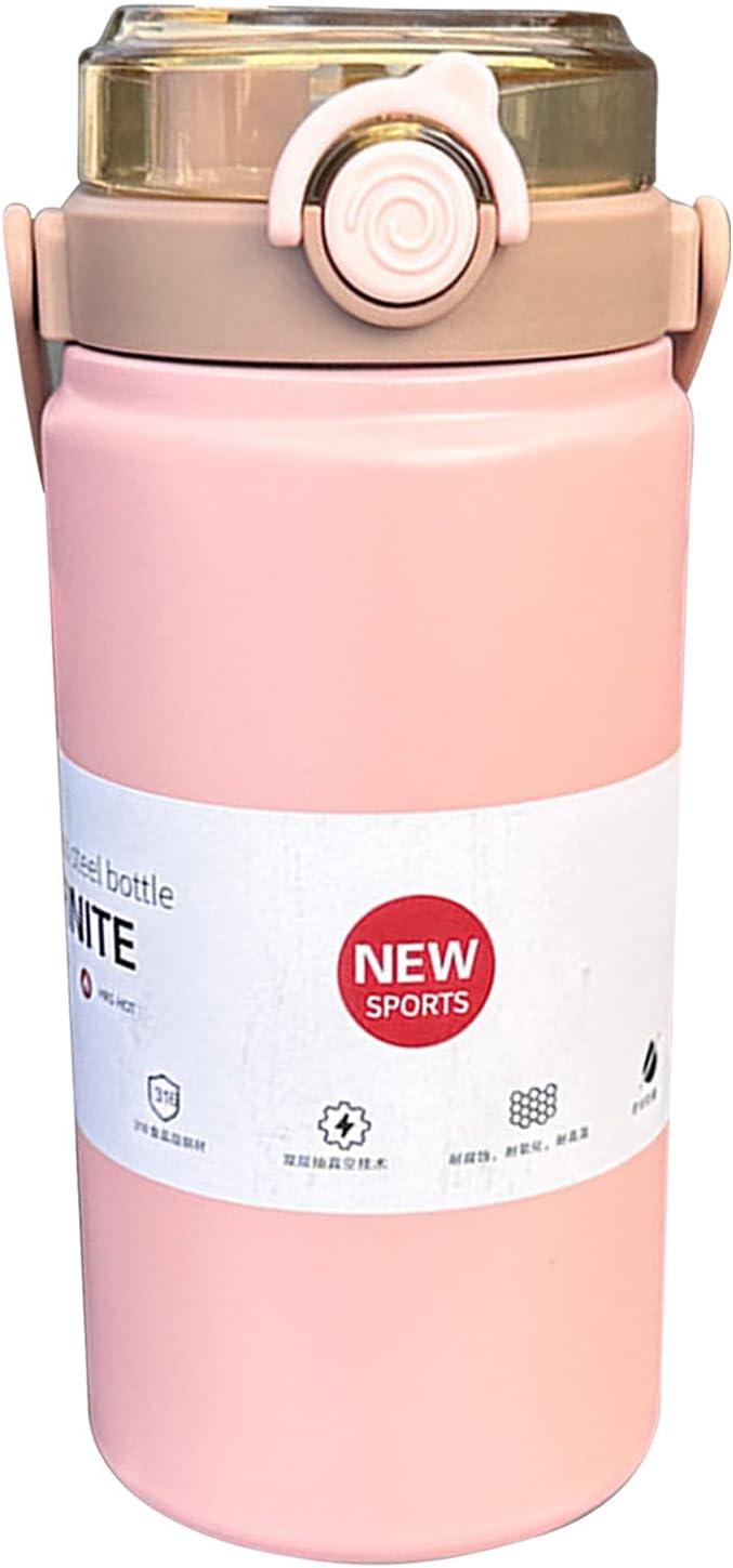 image:imageGourde Isotherme pour Boisson FroideGourde Sportive Rutilisable Theros AntiFuite pour Sport Randonne Pche cole Bureau Bb et Activits ExtrieuresRose
