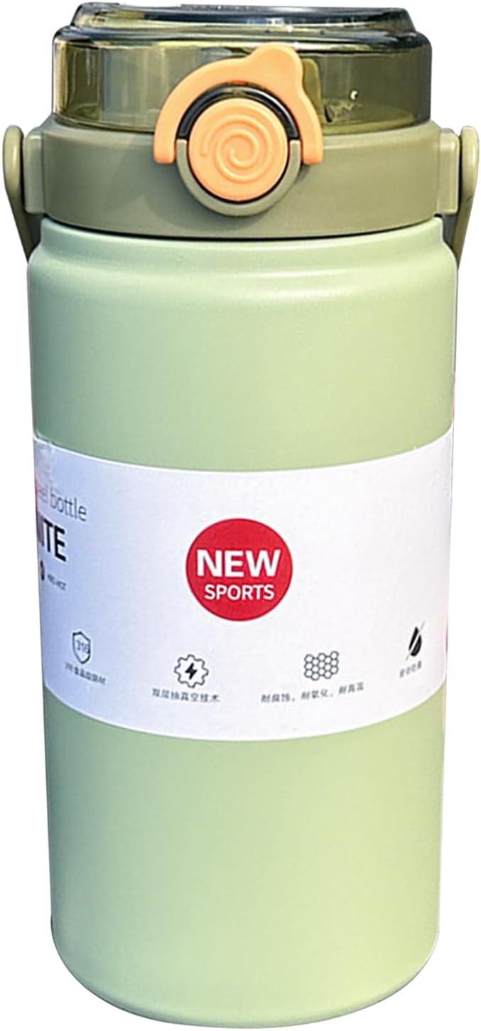 image:imageGourde Isotherme pour Boisson FroideGourde Sportive Rutilisable Theros AntiFuite pour Sport Randonne Pche cole Bureau Bb et Activits ExtrieuresVert