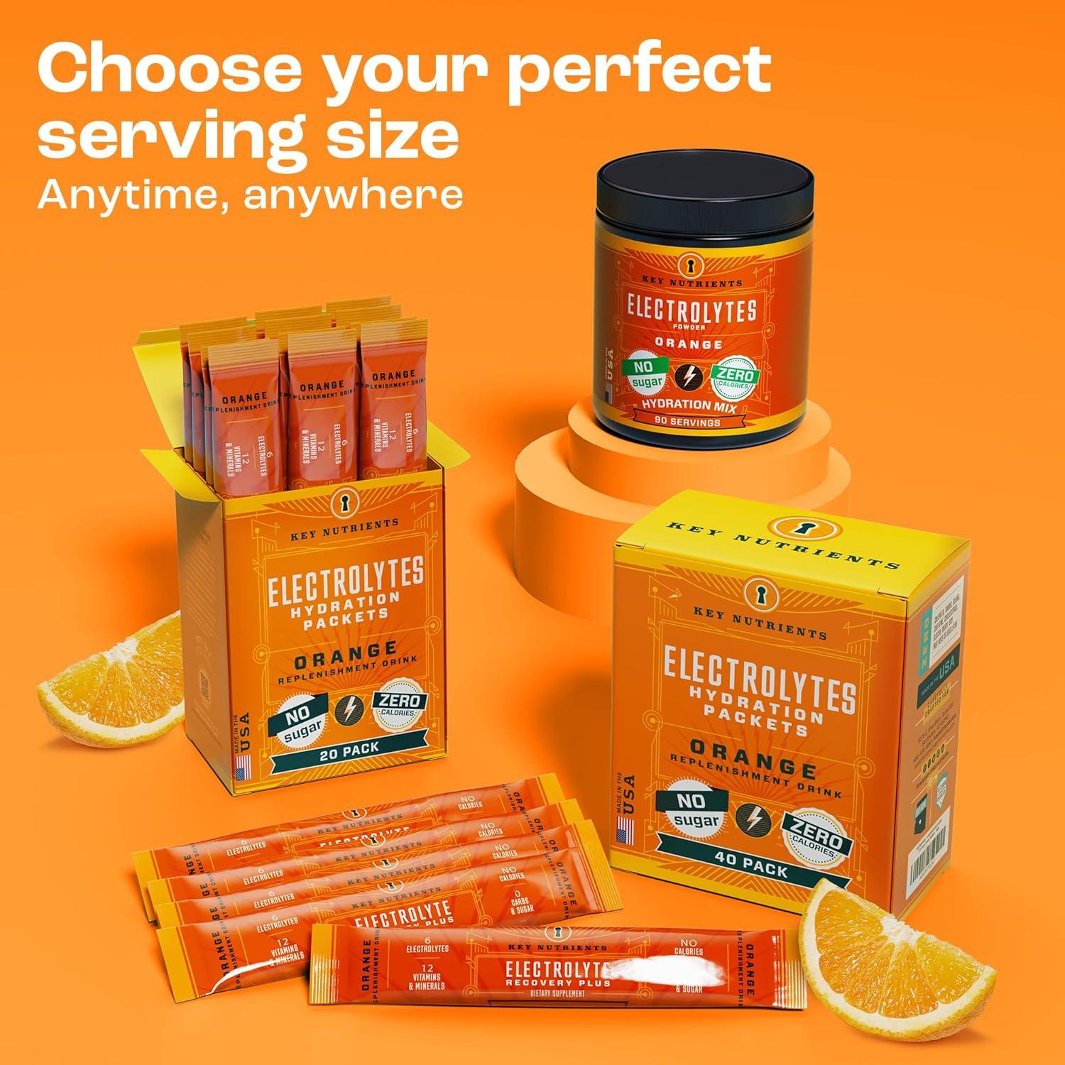 image:imageKey Nutrients Poudre dlectrolytes Orange 20 portions lectrolytes Sans Sucre Poudre dlectrolyte Keto Sans gluten Sans Sucre Additif Magnsium Potassium Poudre dlectrolytes