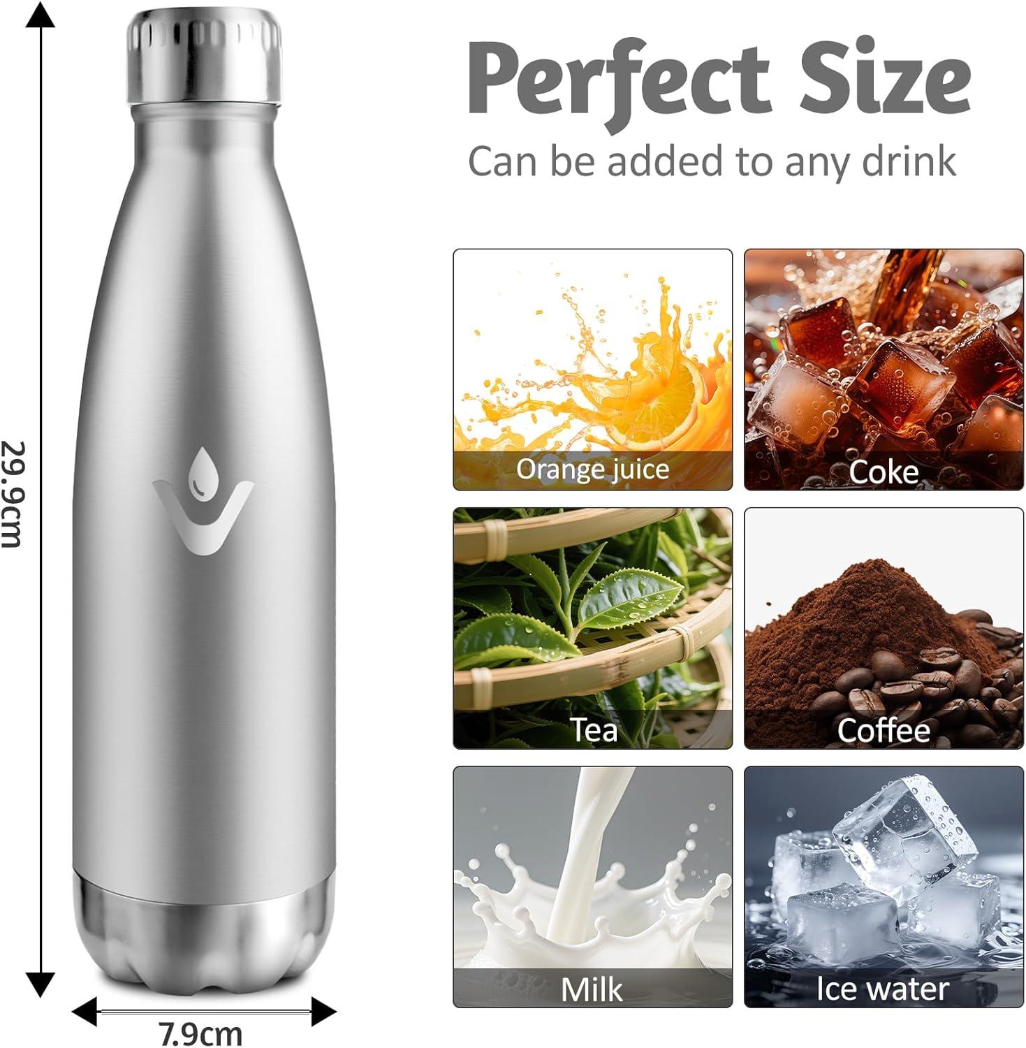 image:imageMotswedi Gourde Isotherme 750ml Gourde Inox Enfant 24h Froid ampamp 12h Chaud Thermos Isotherme sans BPA Rutilisable Bouteille deau pour Randonne Sport Fitness Gym Bleu FoncAcier Inoxydable