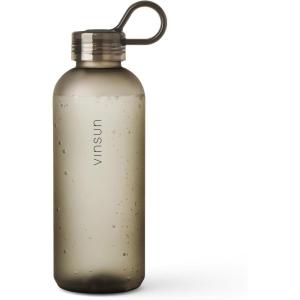 VINSUN Gourde Sport 650ml avec Poignée – Réutilisable, Sans BPA, Tritan, Étanche – Bouteille d&rsquo;Eau légère pour Sport, Excursion, École, Bureau(Beige)