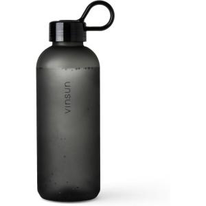 VINSUN Gourde Sport 650ml avec Poignée – Réutilisable, Sans BPA, Tritan, Étanche – Bouteille d&rsquo;Eau légère pour Sport, Excursion, École, Bureau(Noir)