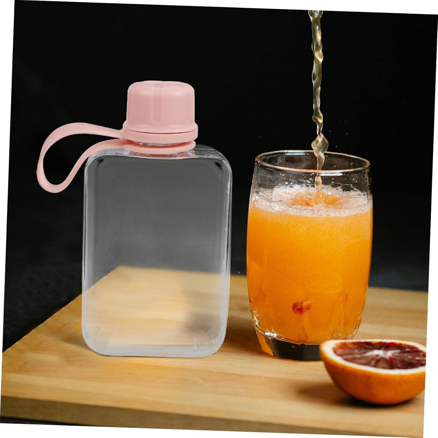 image:imageBESPORTBLE 2pices Petite Bouteille Eau Plate De Voyage De tanche Et Lgre pour Boissons Sportives Voyages Travail Et Camping