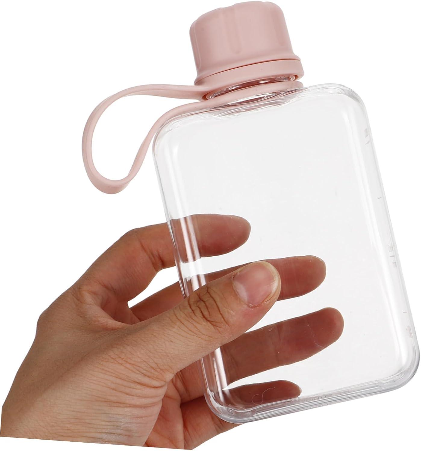 image:imageBESPORTBLE 2pices Petite Bouteille Eau Plate De Voyage De tanche Et Lgre pour Boissons Sportives Voyages Travail Et Camping