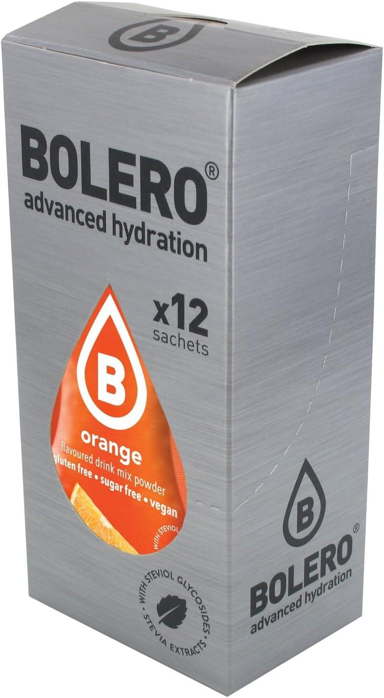 image:imageBolero Drink Dragonfruit 12 x 9 g Suffisant pour 15 l 25 l boisson sans sucre et sans gaz carbonique Sans aspartame Sucr la stviaOrange