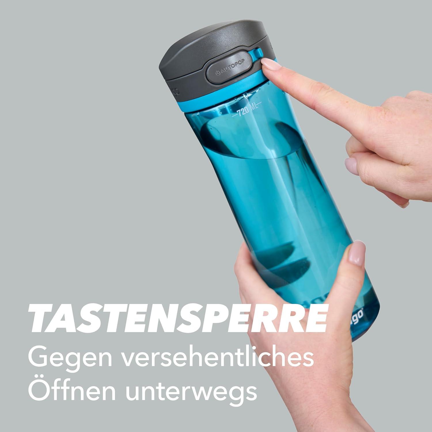 image:imageContigo Jackson Bouteille deau grande bouteille de 720 ml 100 tanche et compatible lavevaisselle idale pour le sport en plein air le cyclisme la gym la randonne le travail et lcoleLicorice