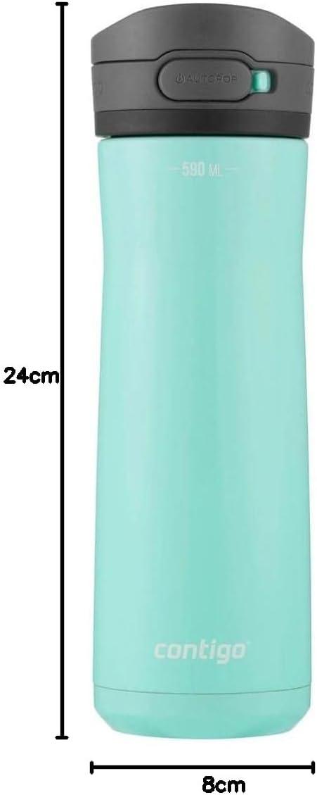 image:imageContigo Jackson Bouteille deau grande bouteille de 720 ml 100 tanche et compatible lavevaisselle idale pour le sport en plein air le cyclisme la gym la randonne le travail et lcoleBubble Tea Chill