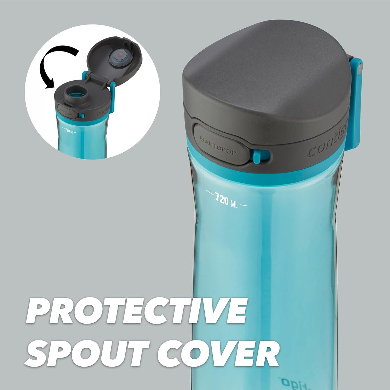 image:imageContigo Jackson Bouteille deau grande bouteille de 720 ml 100 tanche et compatible lavevaisselle idale pour le sport en plein air le cyclisme la gym la randonne le travail et lcoleJuniper
