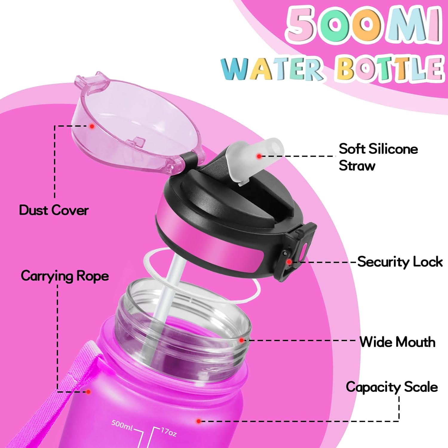 image:imageGrsta Gourde Gourde 1l Bouteille Sport Anti Fuite Reutilisable Facile Nettoyer avec Slogan de Motivation Bouteille deau pour Camping Sports Randonne Yoga Bureau VloRougevert