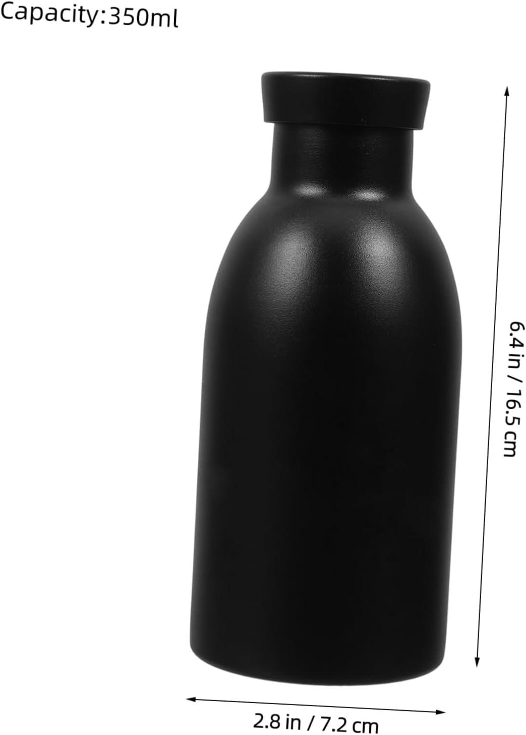 image:imageHappyyami Bouteille Acier Inoxydable Avec Couvercle tanche Pour Activits Sportives Voyage Et Gym Maintient Vos Boissons Chaudes Ou Froides