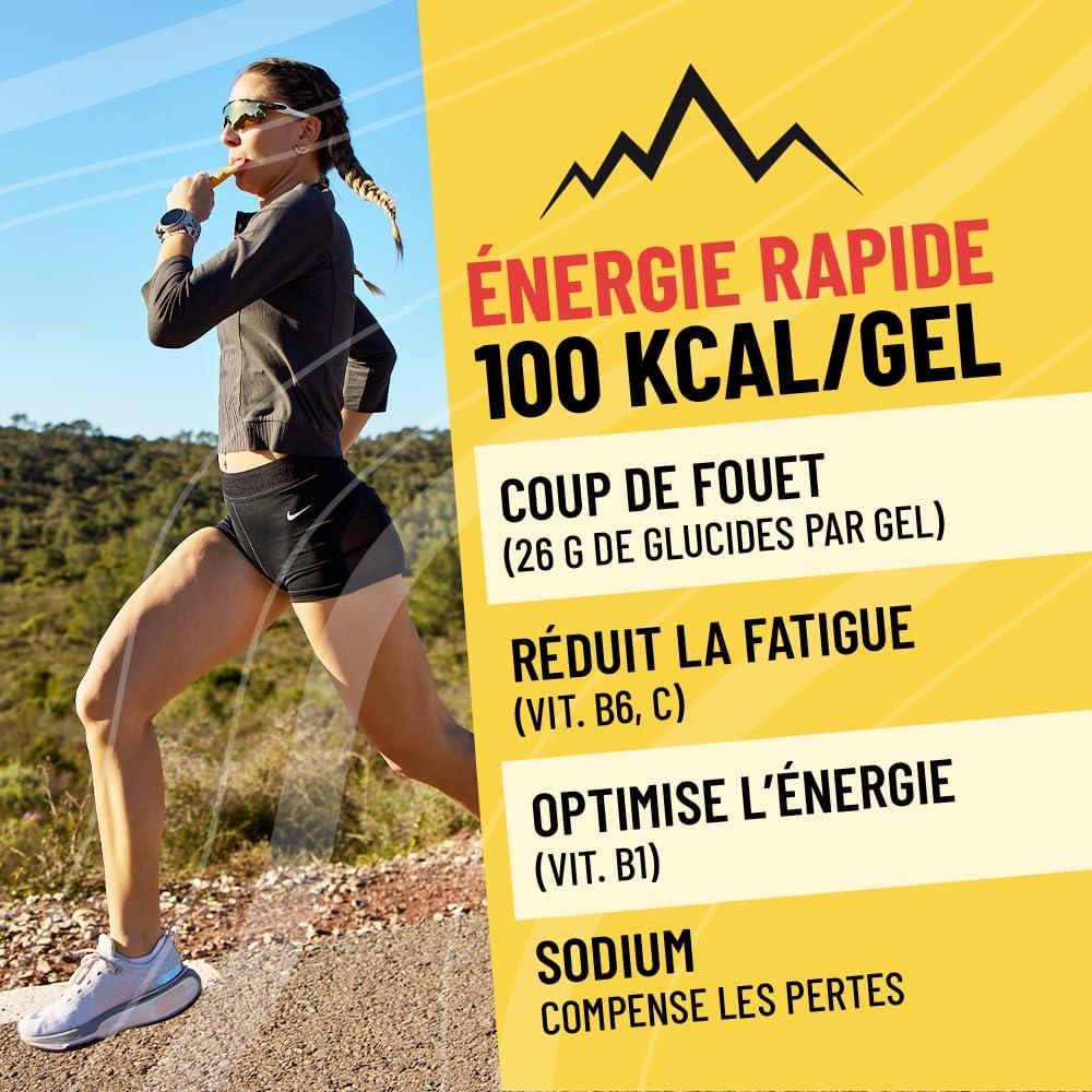 image:imageOverstims Gel Coup de Fouet 10 sachets Gel nergtique pour le sport vlo course pied Energie instantane Efforts intenses et passages difficiles 100 kcalgel Saveur Citron