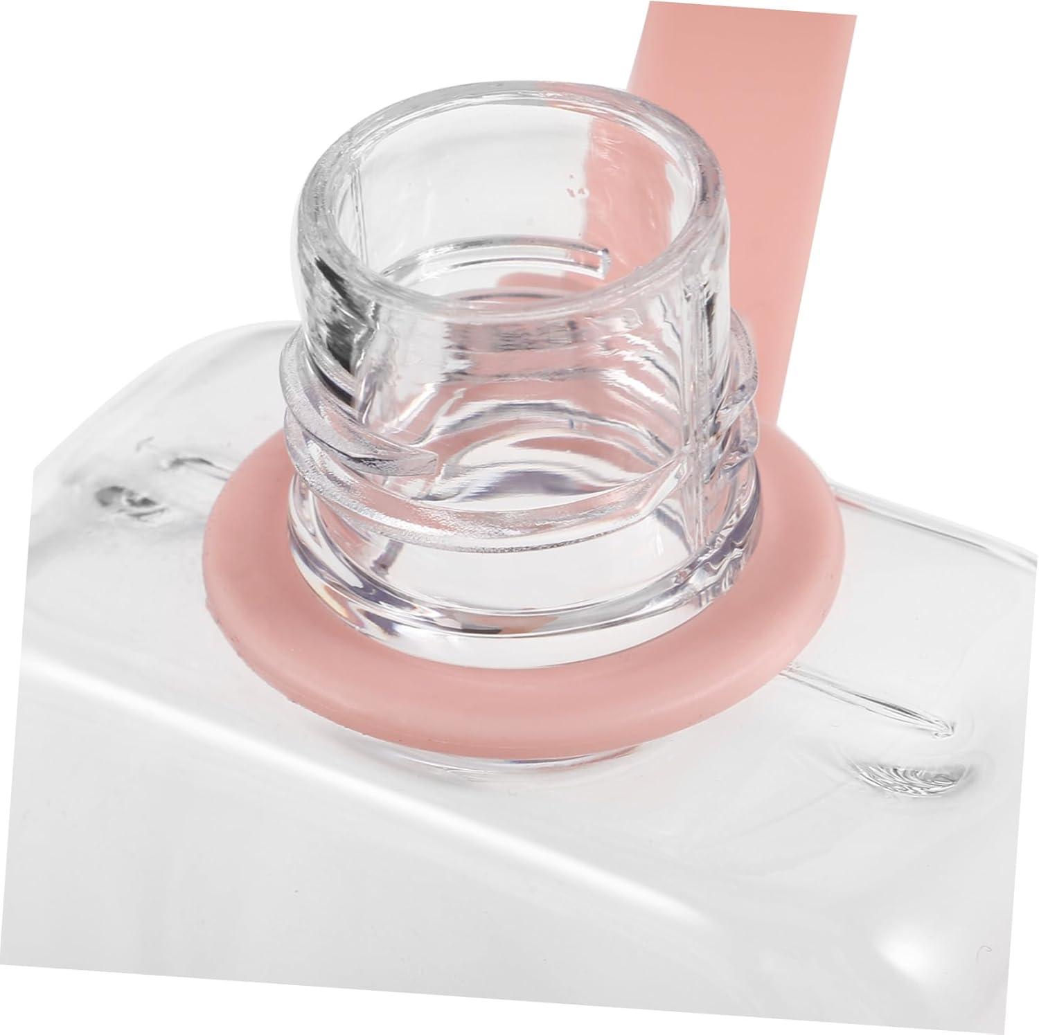 image:imageToyvian 2pices Petite Bouteille Eau Plate De Voyage tanche Et Lgre pour Boissons Sportives Voyages Travail Et Camping