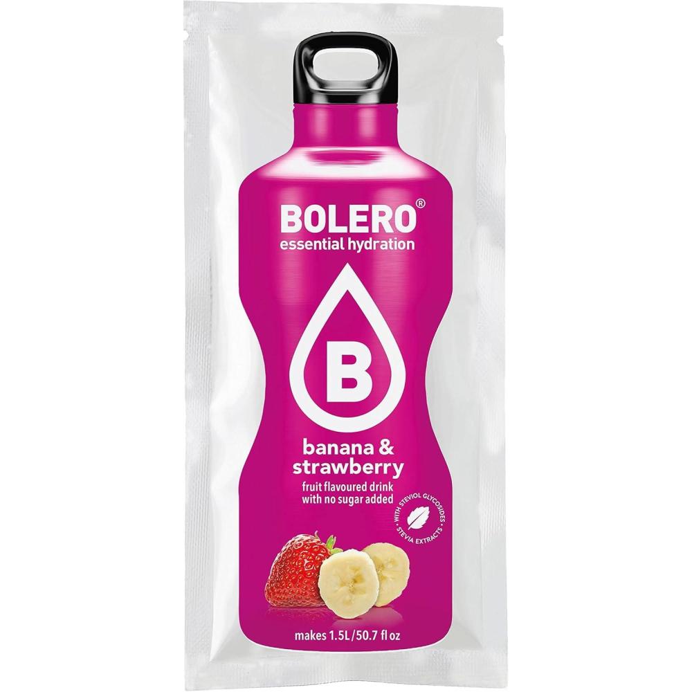 image:imageBolero Drink Dragonfruit 12 x 9 g Suffisant pour 15 l 25 l boisson sans sucre et sans gaz carbonique Sans aspartame Sucr la stviaFraise