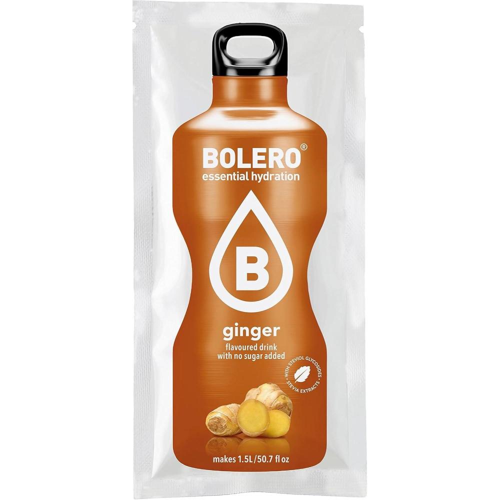 image:imageBolero Drink Dragonfruit 12 x 9 g Suffisant pour 15 l 25 l boisson sans sucre et sans gaz carbonique Sans aspartame Sucr la stviaGingembre