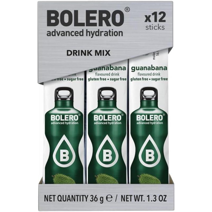 image:imageBolero Drink Dragonfruit 12 x 9 g Suffisant pour 15 l 25 l boisson sans sucre et sans gaz carbonique Sans aspartame Sucr la stviaGuanabana